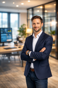 שי מזיג הוא מומחה לפתרונות עסקיים וטכנולוגיים ומייסד חברת Rizwitz Solutions.